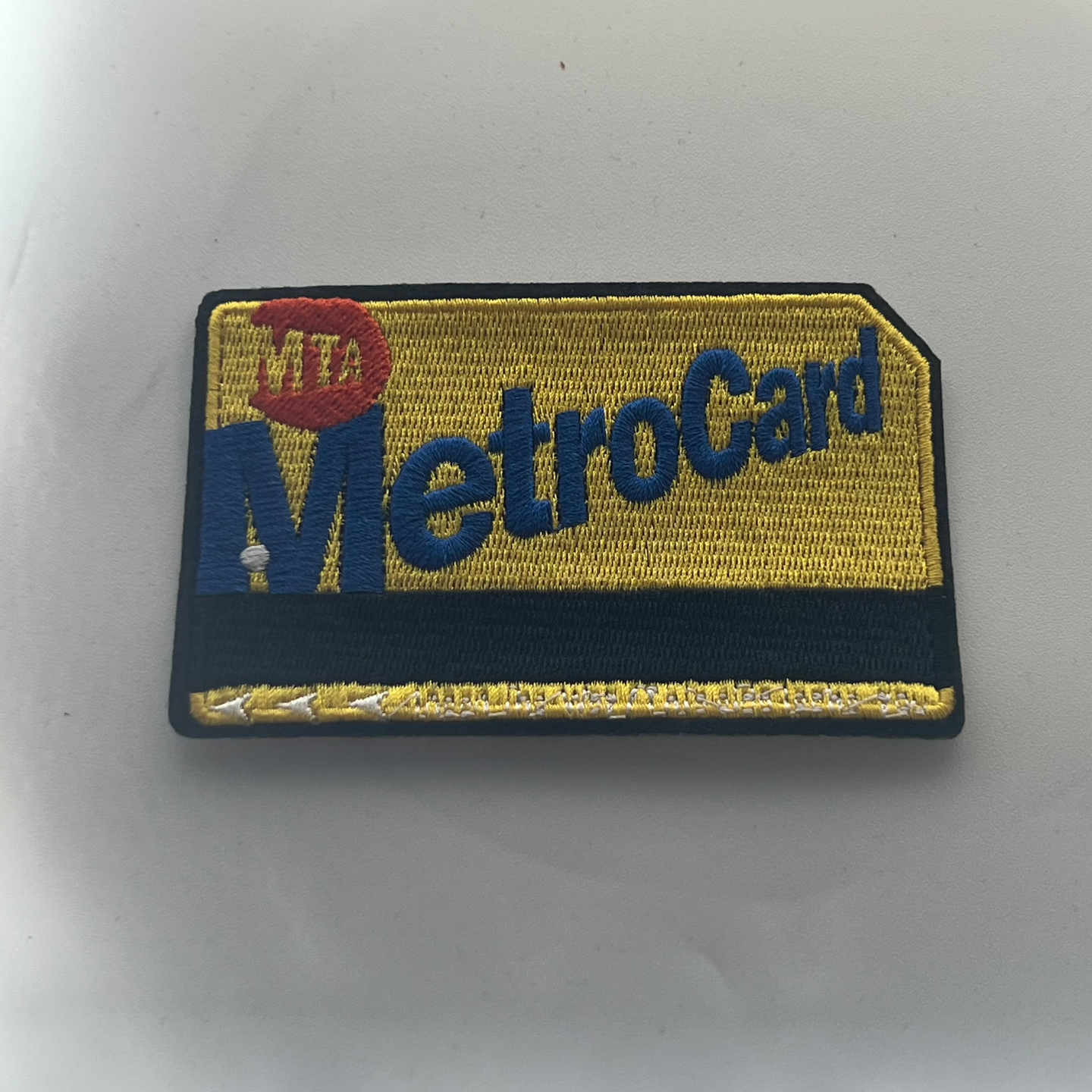 Metro Card Embroidery Patch Patches