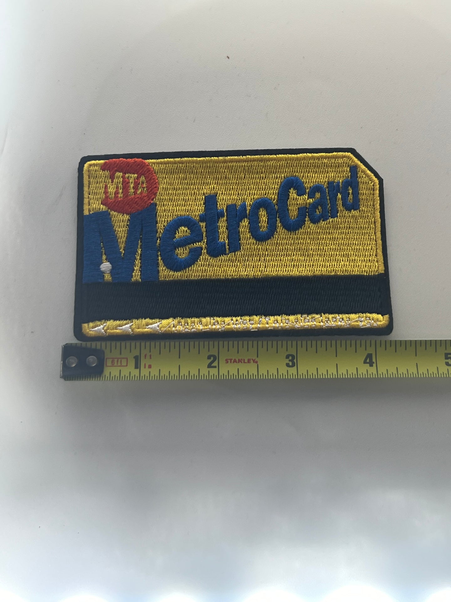 Metro Card Embroidery Patch Patches