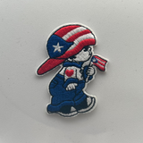 Puerto Rico Kid  Embroidery Patch Patches (Copy)