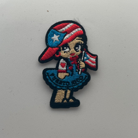 Puerto Rican Girl Embroidery Patch Patches