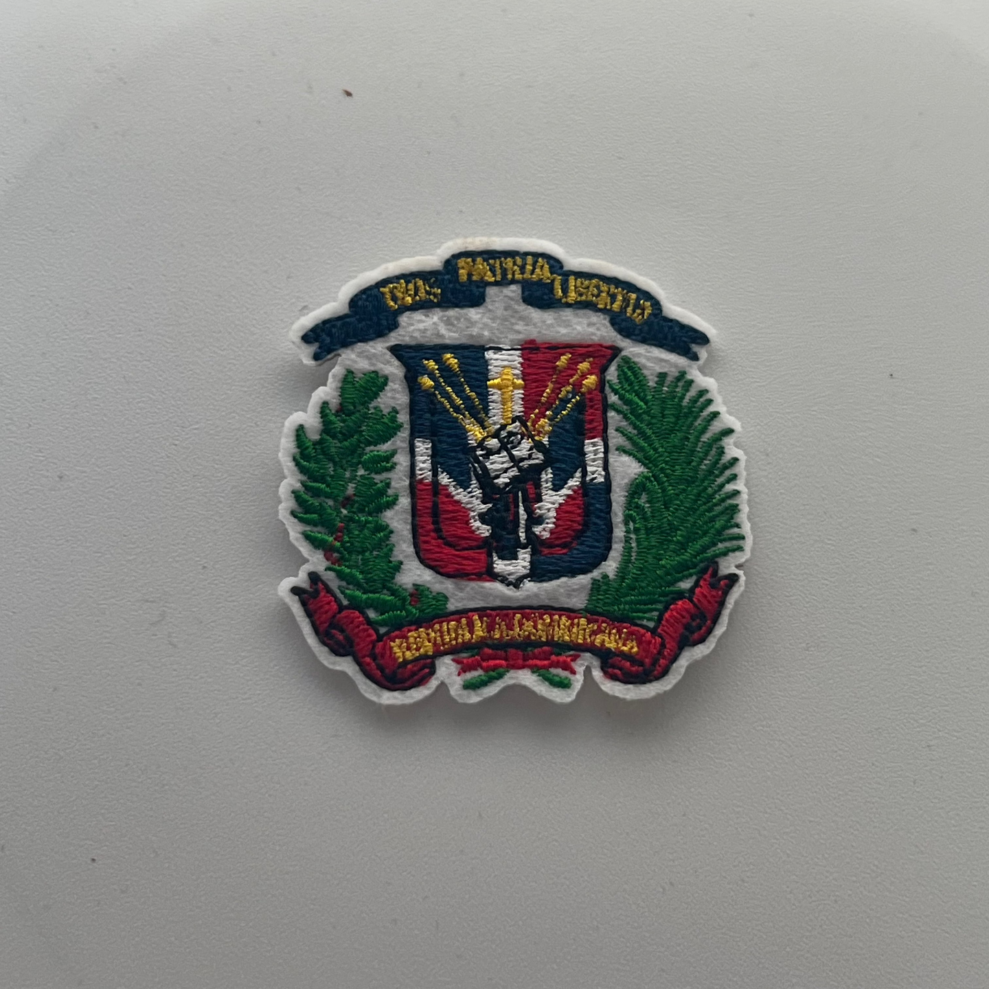 Dominican Shield Embroidery Patch Patches