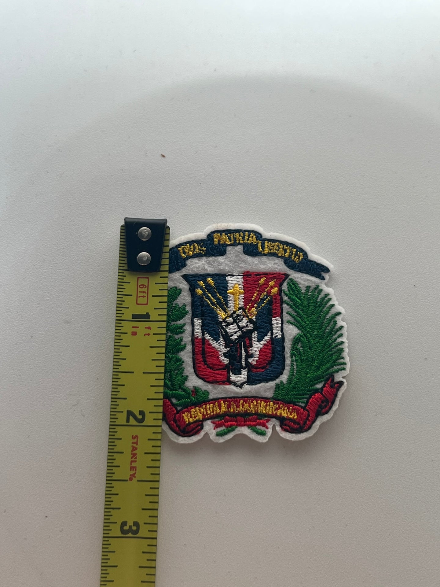 Dominican Shield Embroidery Patch Patches