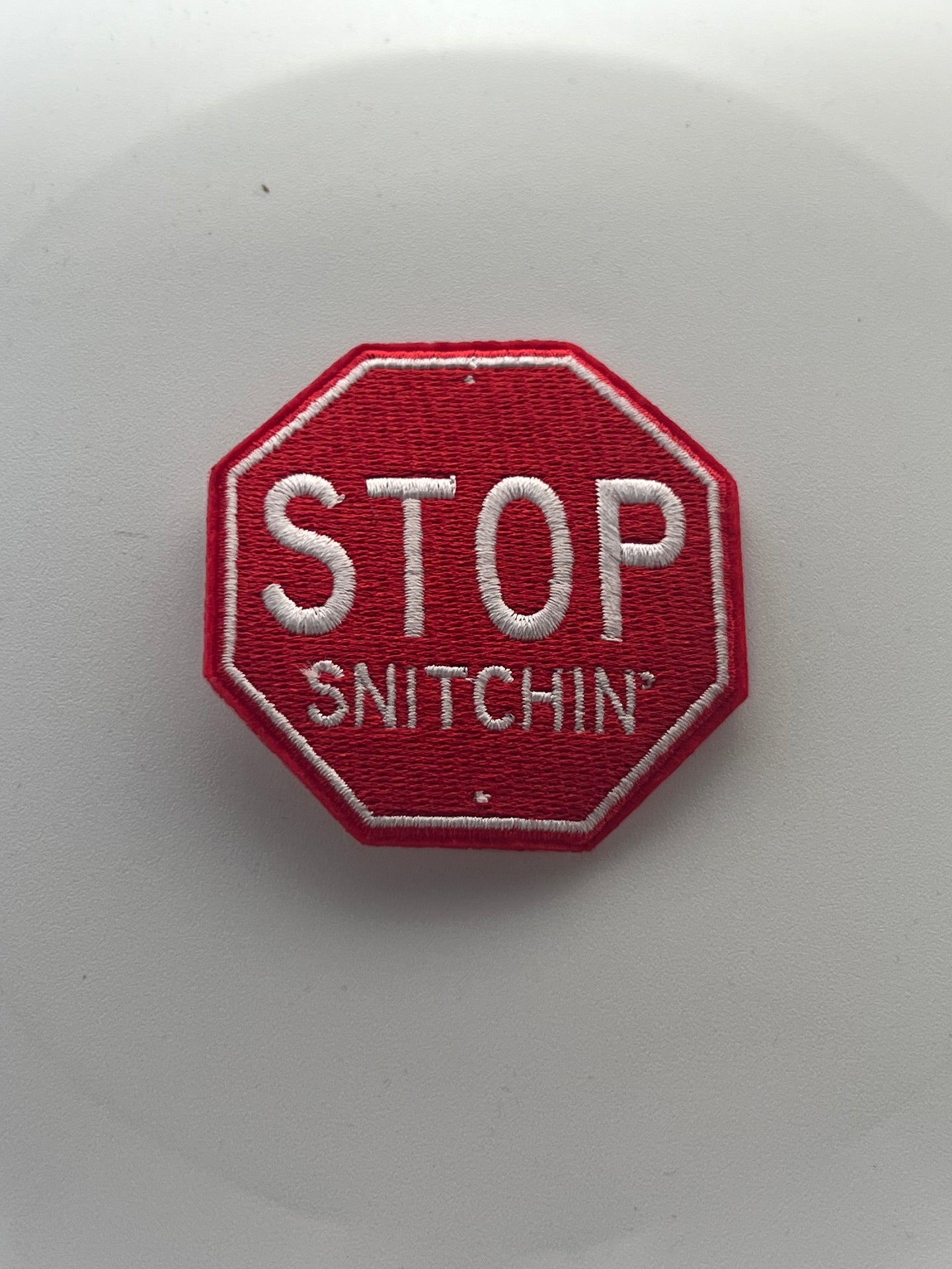 Stop Stitchin Embroidery Patch Patches