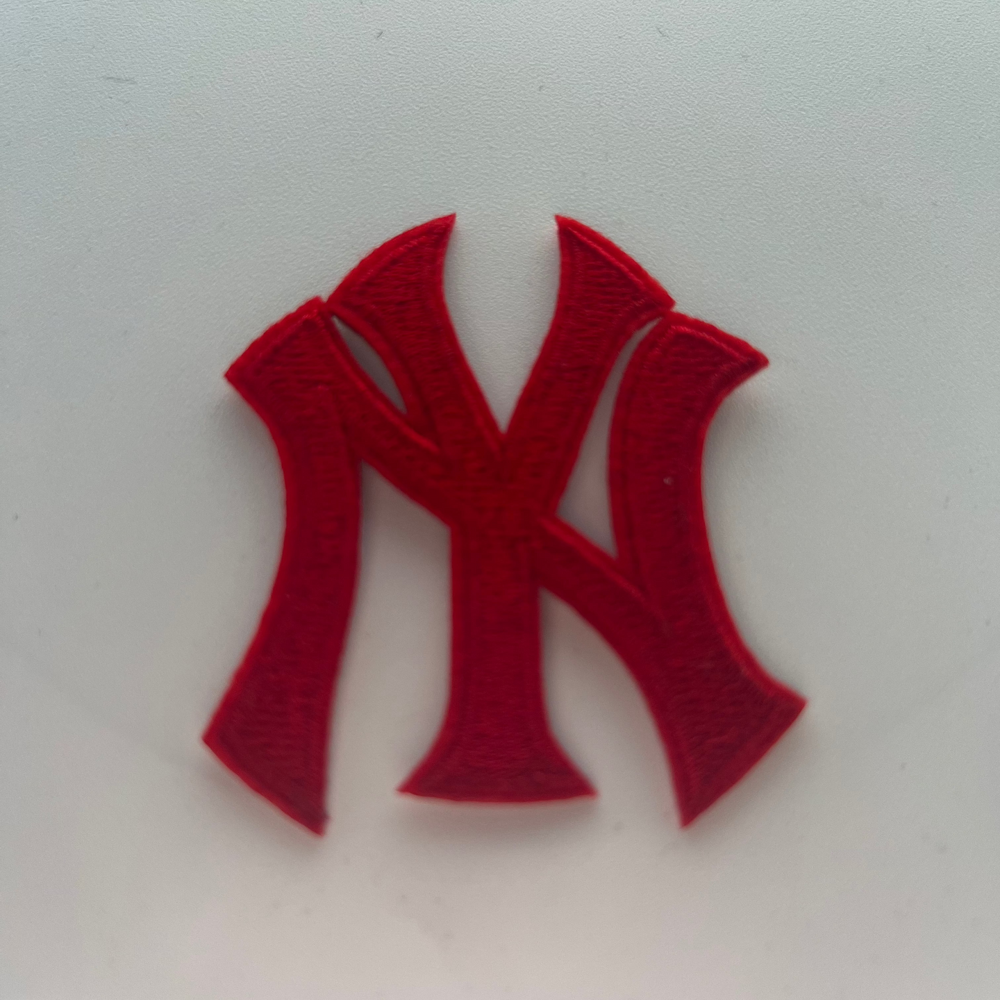 Red NY Embroidery Patch Patches