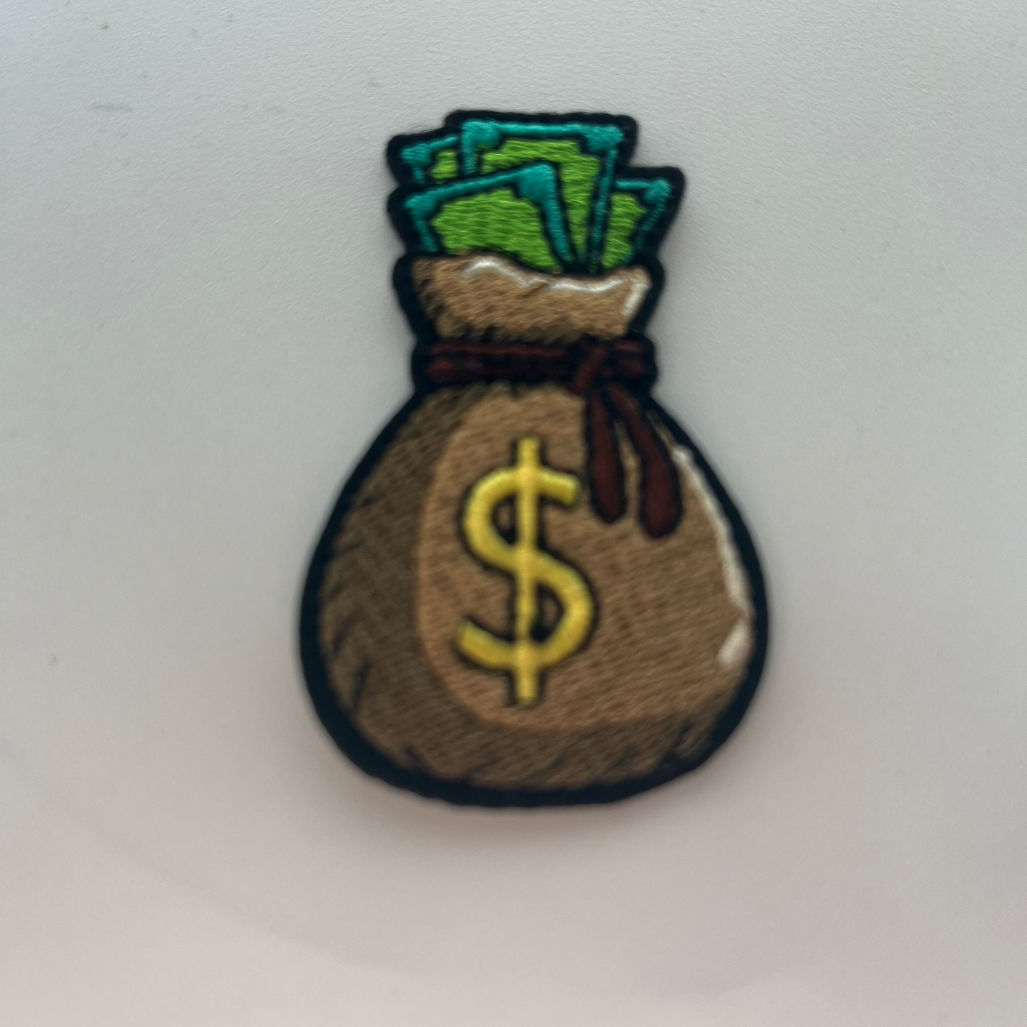 Money Bag Embroidery Patch Patches