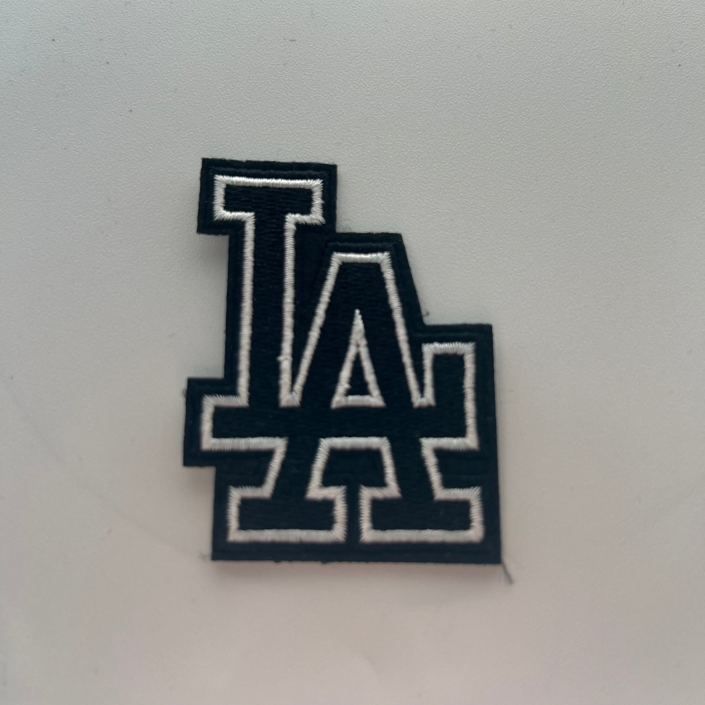 Black LA Embroidery Patch Patches