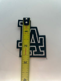 Black LA Embroidery Patch Patches