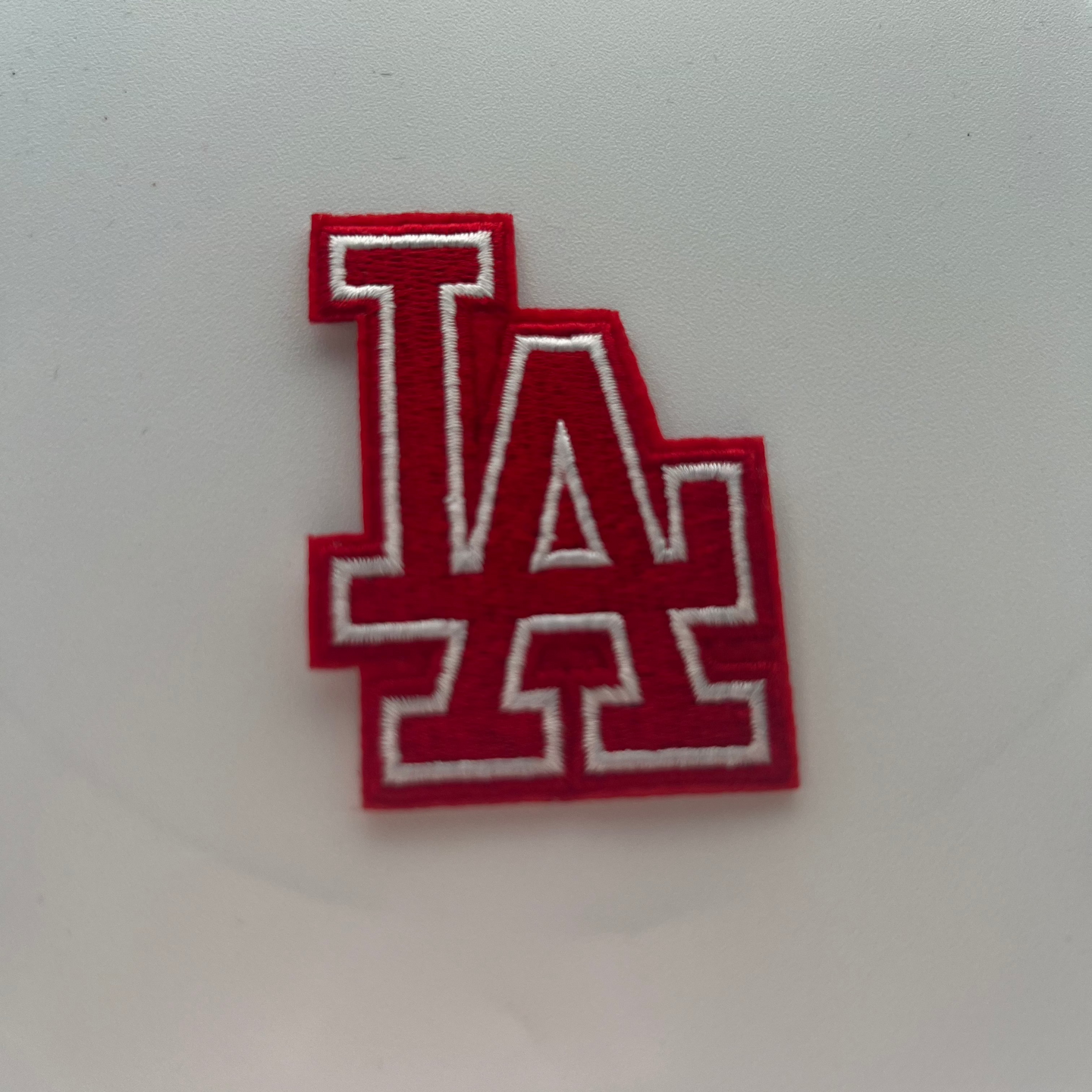 Red LA Embroidery Patch Patches