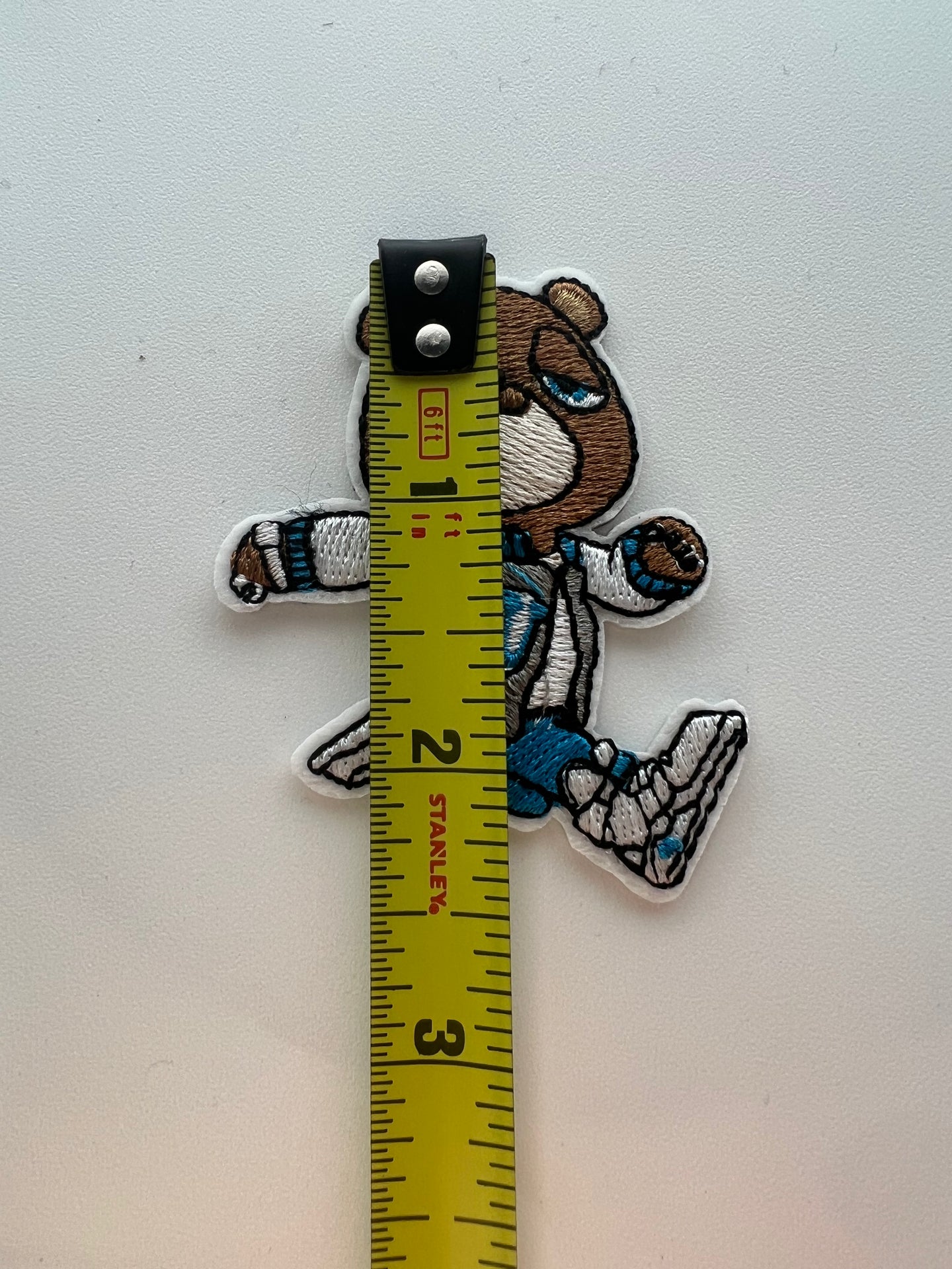 Bear running Embroidery Patch Patches