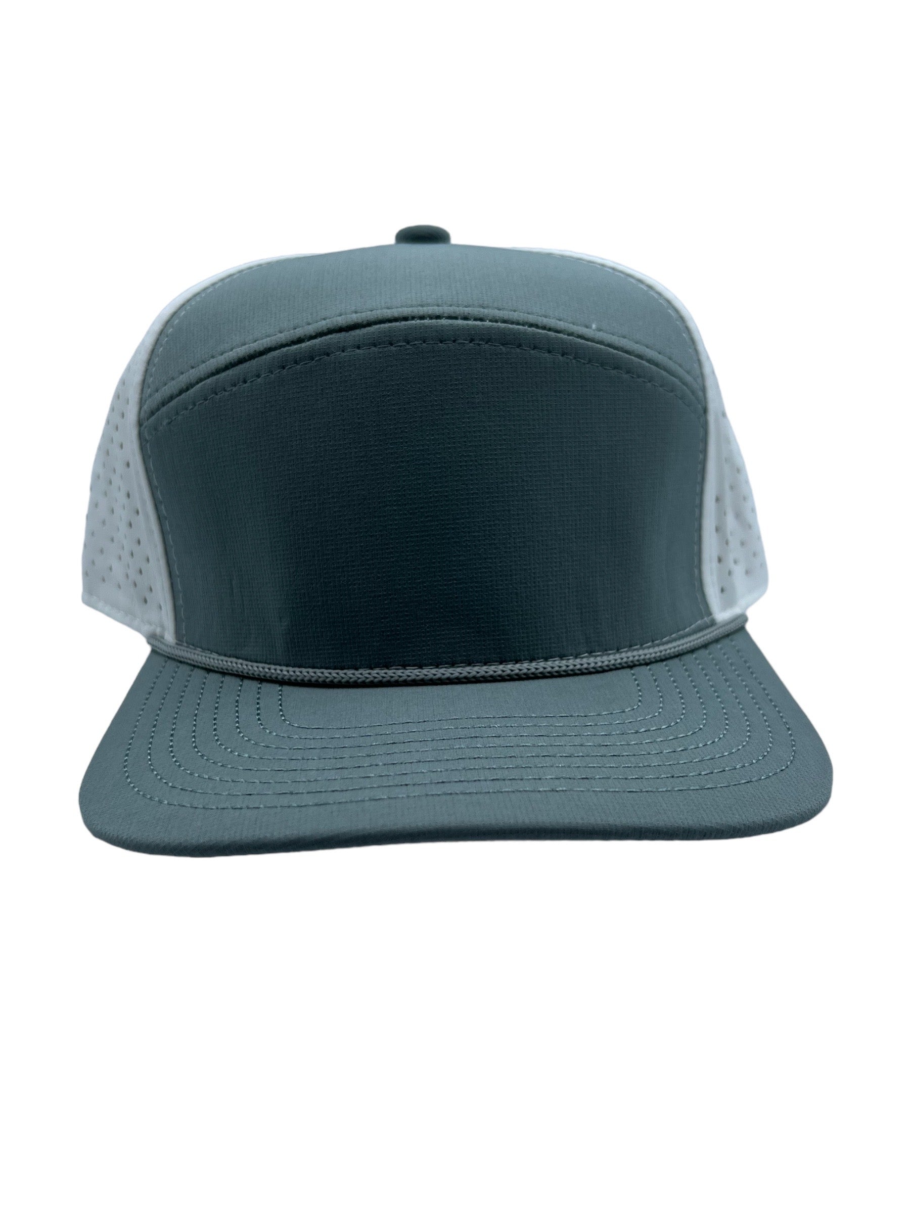 Water-Resistant Snapback Grey/White