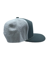 Water-Resistant Snapback Grey/White