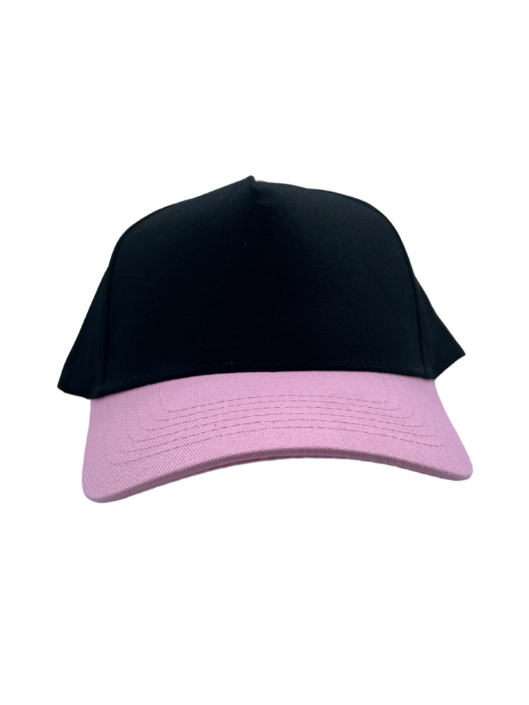Black/Pink K-frame golfer baseball hats