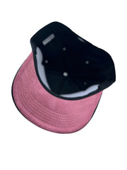 Black/Pink Suede Bottom K-frame golfer baseball hats
