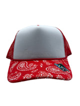 Paisley Bandana Trucker Hat