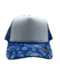 Paisley Bandana Trucker Hat