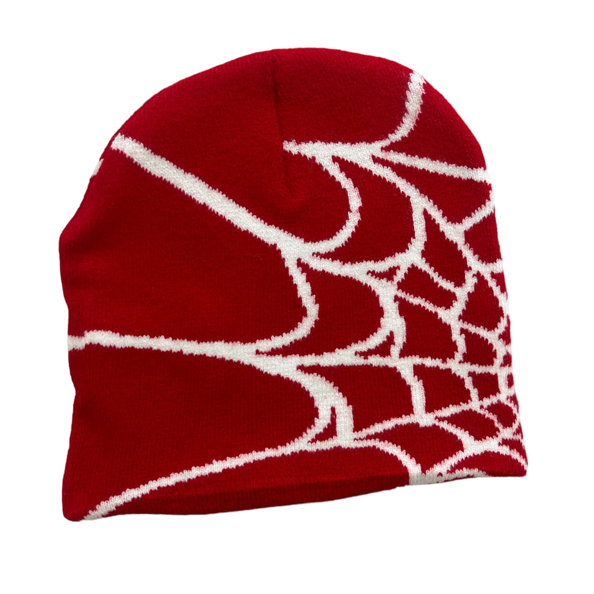 Y2K Spider Beanie - Red/White – hatvendor