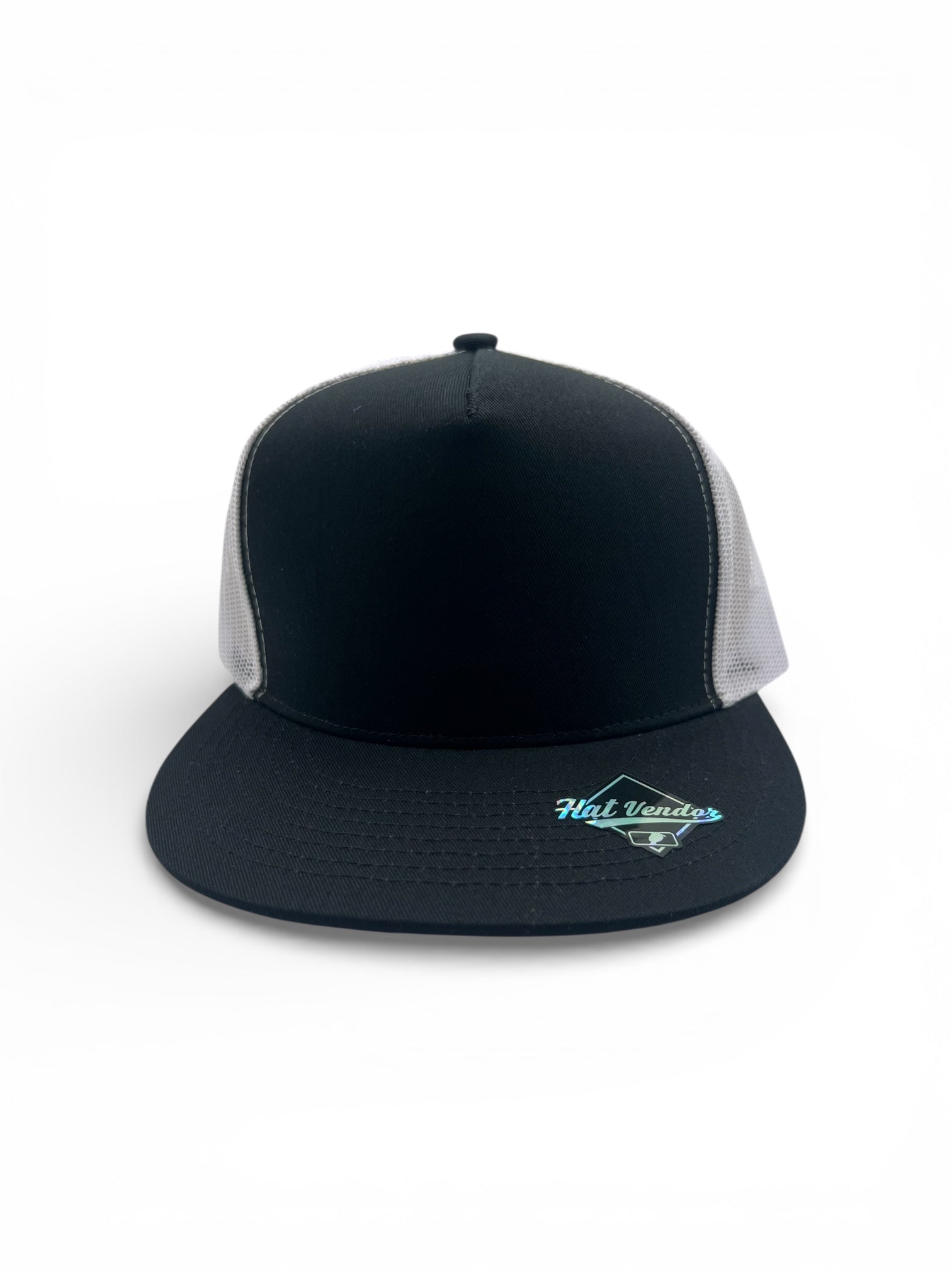 Flat Brim Hard Front Trucker Hat