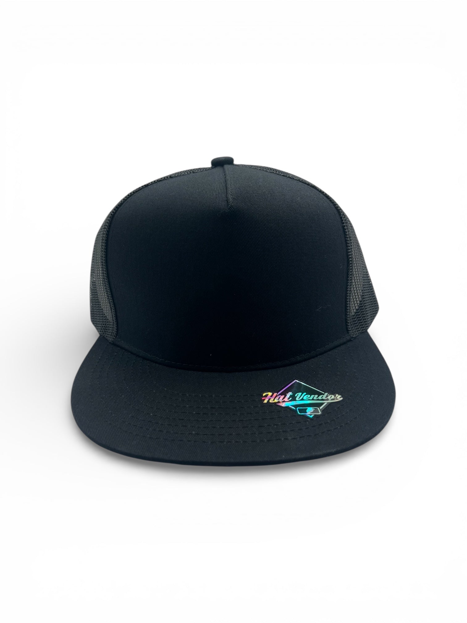 Flat Brim Hard Front Trucker Hat