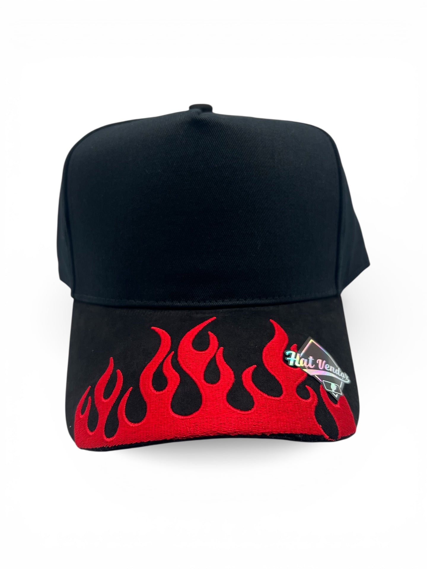 Flame Suede Brim Embroidery K-frame
