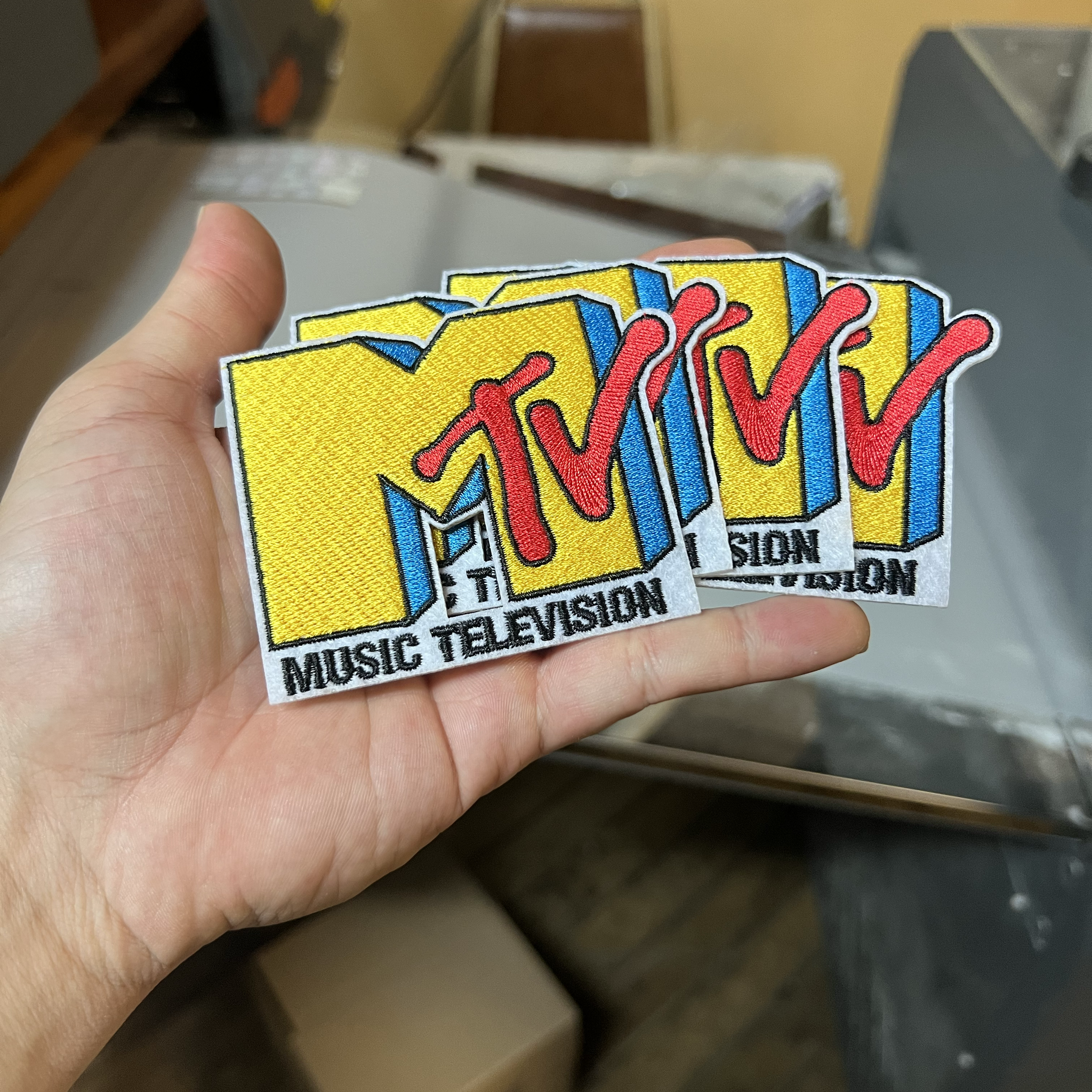 MTV Embroidery Patch Patches