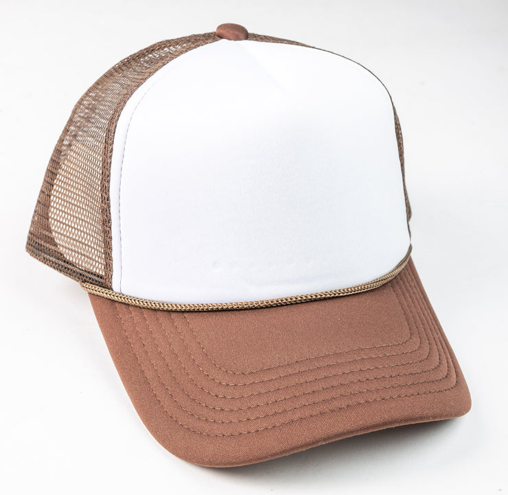 Brown/White - Trucker hats