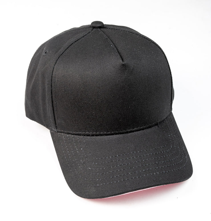 Black/Pink Bottom K-frame golfer baseball hats