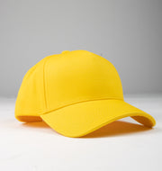 Yellow K-frame golfer baseball hats