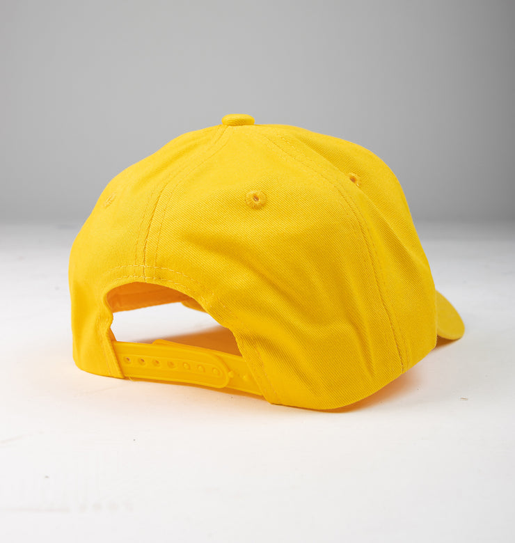 Yellow K-frame golfer baseball hats