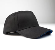 Black/Royal Blue Bottom K-frame golfer baseball hats