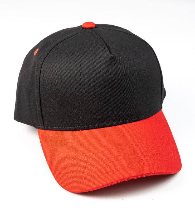 Black/Red K-frame golfer baseball hats