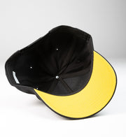 Black/Yellow Bottom K-frame golfer baseball hats