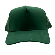 Hard front trucker hats - Green