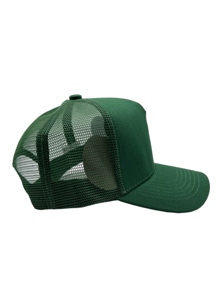 Hard front trucker hats - Green