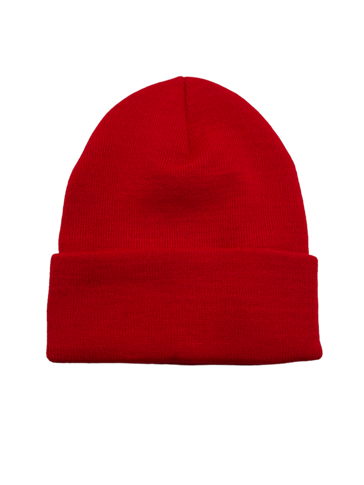 Long Beanie - Red