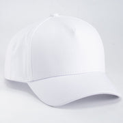 White K-frame golfer baseball hats