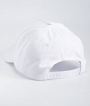 White K-frame golfer baseball hats