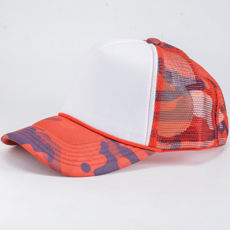 Red/White camouflage  - Trucker hats