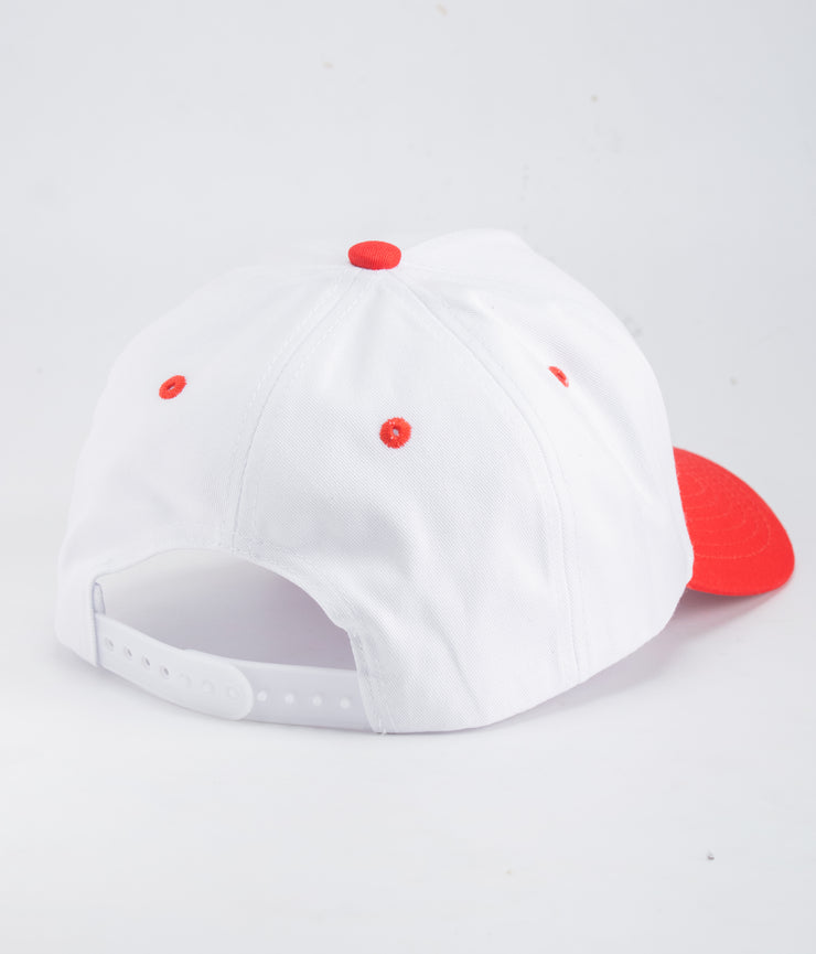 Red/White K-frame golfer baseball hats