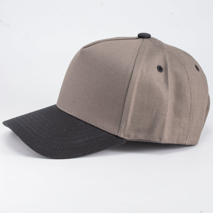 Grey/Black K-frame golfer baseball hats