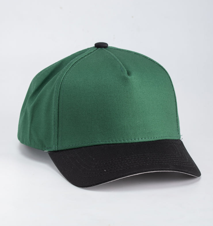 Green/Black K-frame golfer baseball hats