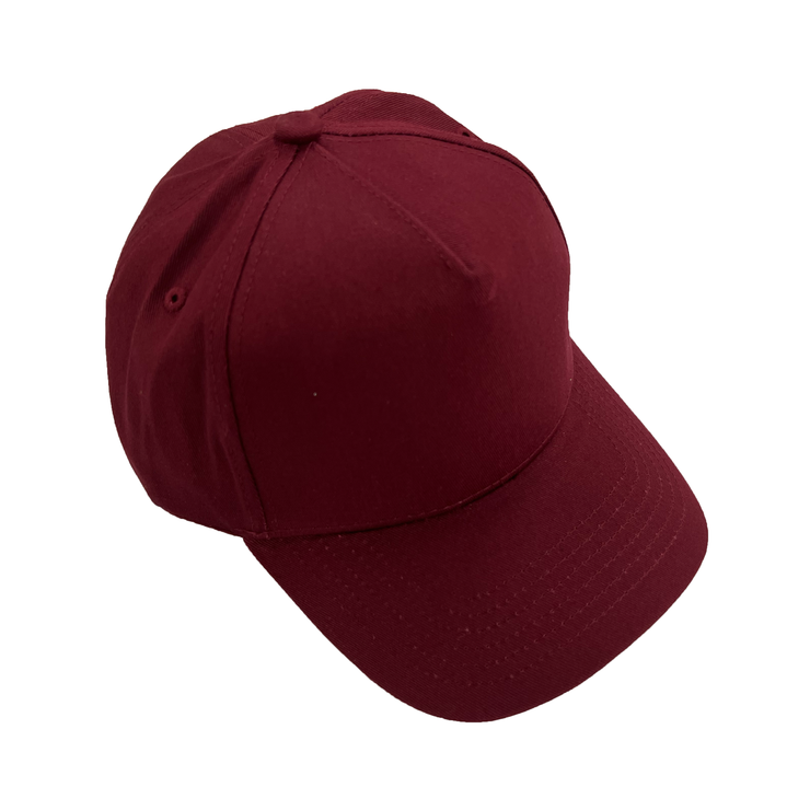 Maroon K-frame golfer baseball hats