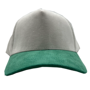 Corduroy K- Frame White/green Brim