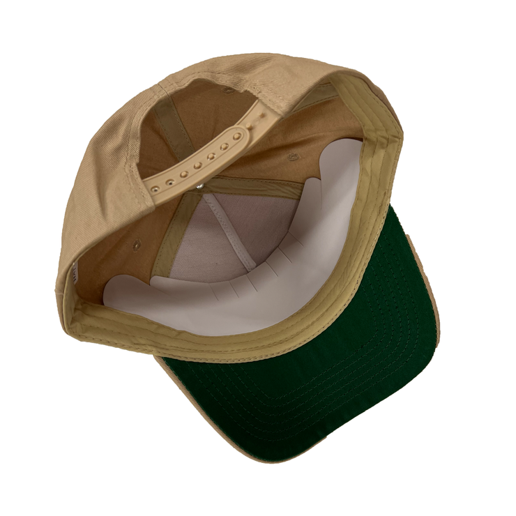 Khaki/Green Bottom K-frame golfer baseball hats