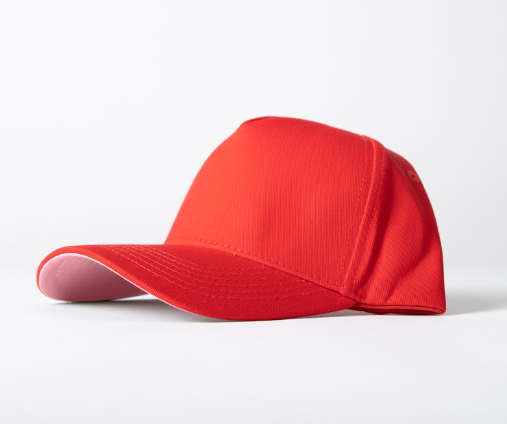 Red/Pink Bottom K-frame golfer baseball hats