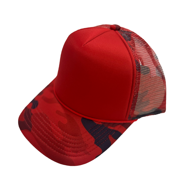 Red/Red camouflage  - Trucker hats