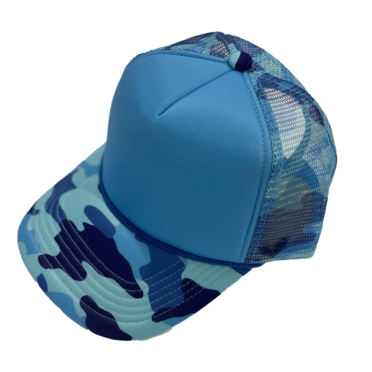 Blue/Blue camouflage  - Trucker hats